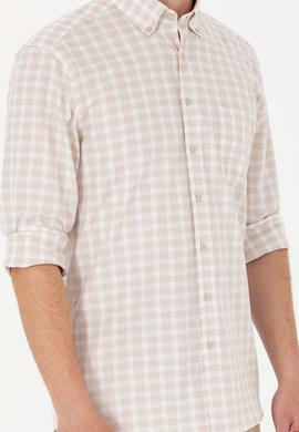 Erkek Kareli Taş Gömlek - 50264415027