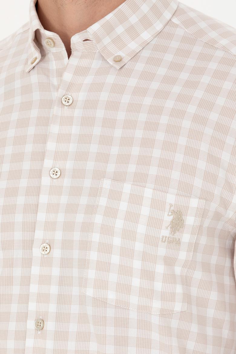 Erkek Kareli Taş Gömlek - 50264415027