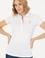 Kadın Beyaz Basic Polo Yaka Tişört