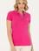 Kadın Fuşya Basic Polo Yaka Tişört