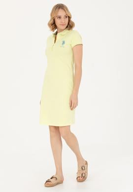 Kadın Açık Sarı Örme Elbise - 50262697179