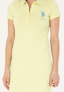 Kadın Açık Sarı Örme Elbise - 50262697179