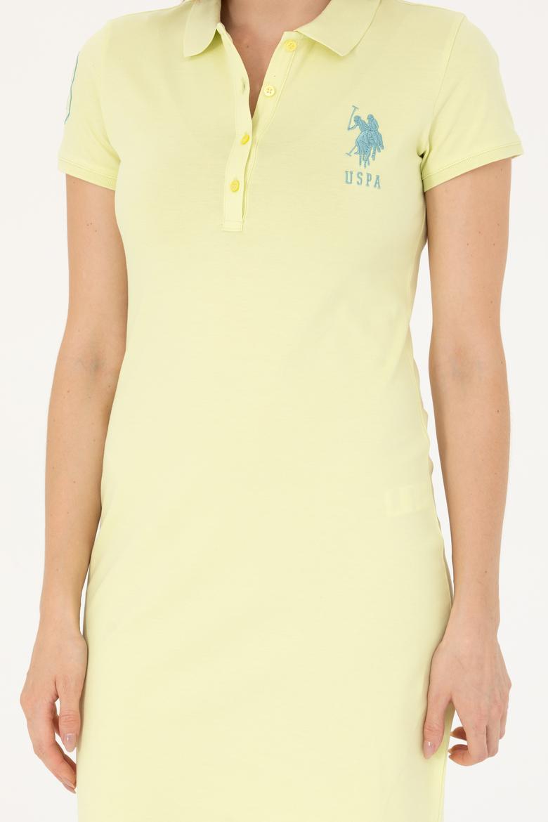 Kadın Açık Sarı Örme Elbise - 50262697179