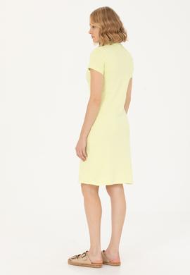 Kadın Açık Sarı Örme Elbise - 50262697179