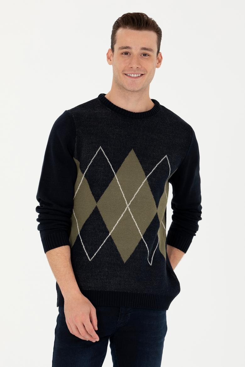 Erkek Lacivert Kazak - 50272105001