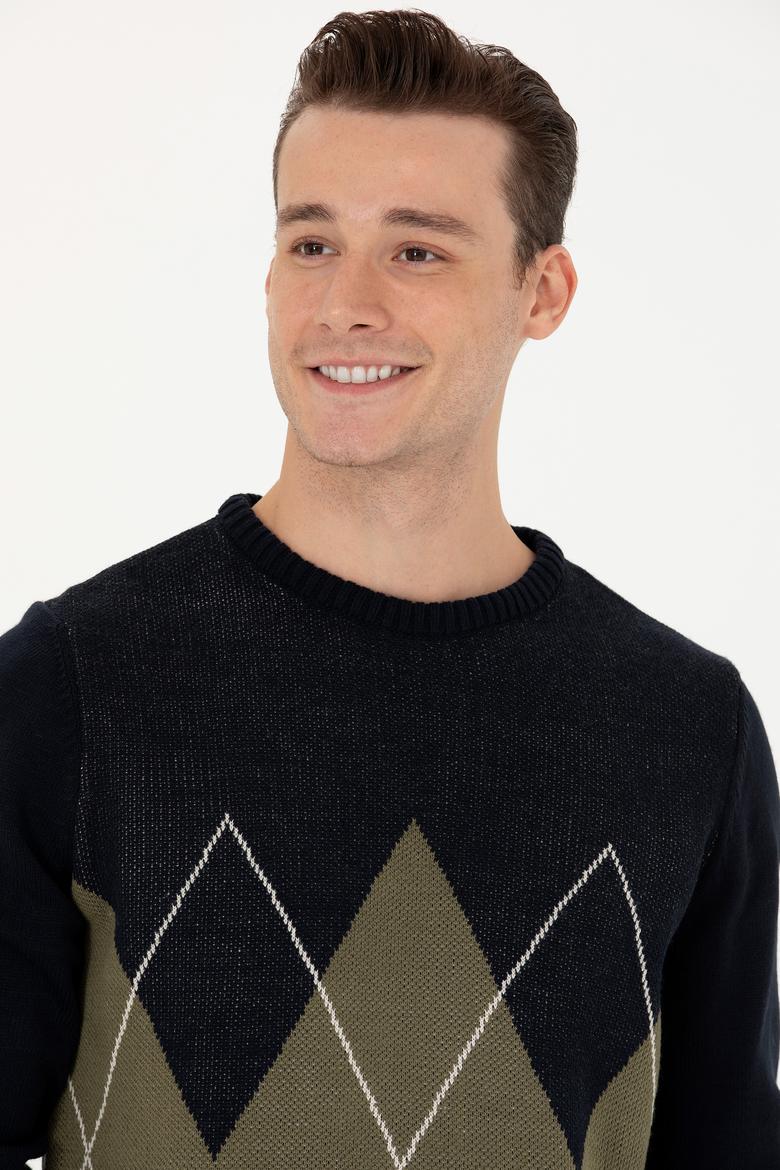 Erkek Lacivert Kazak - 50272105001