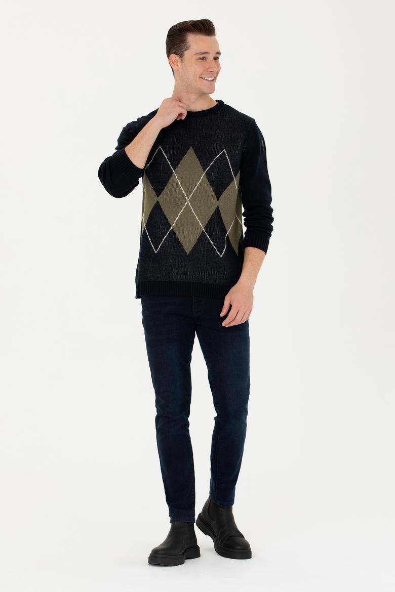 Erkek Lacivert Kazak - 50272105001