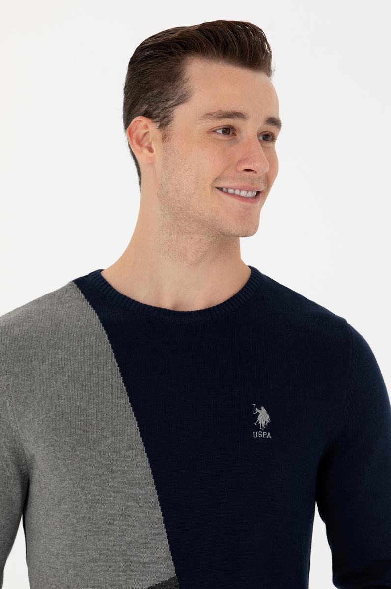 Erkek Gri Melanj Kazak