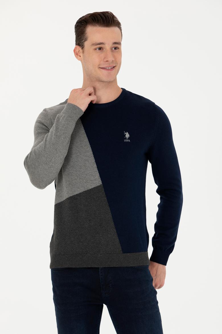 Erkek Gri Melanj Kazak - 50272108002