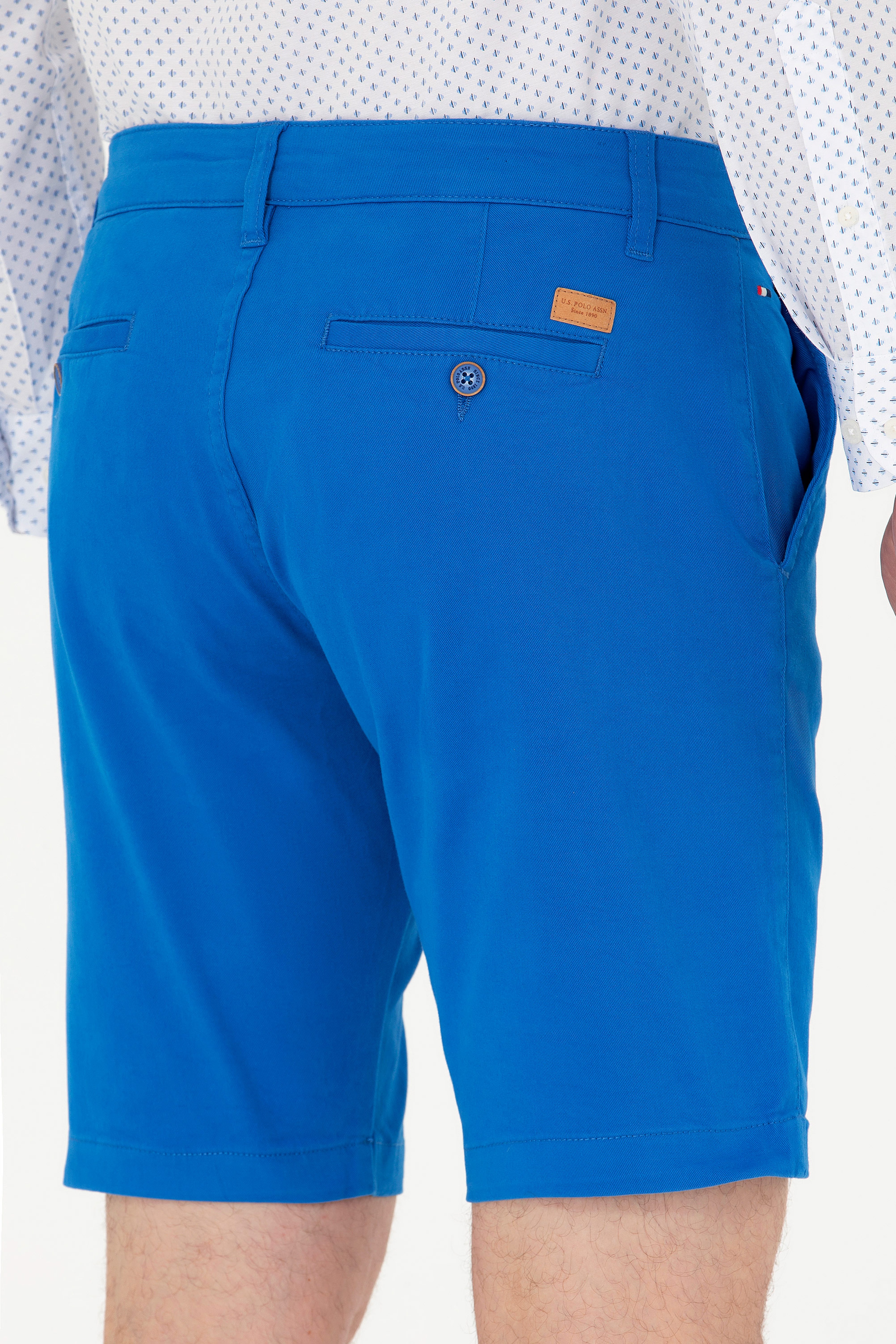 Erkek Saks Dokuma Şort