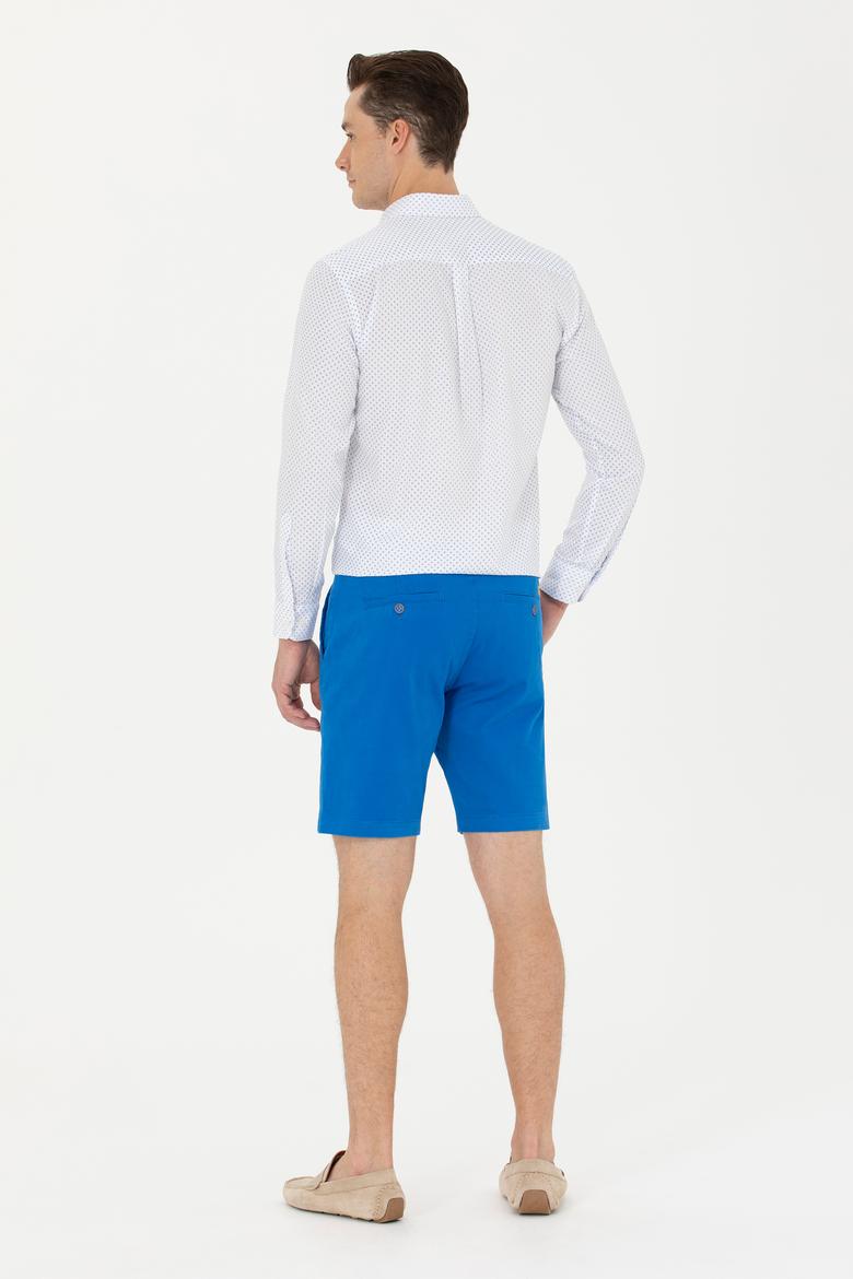 Erkek Saks Dokuma Şort - 50263898036