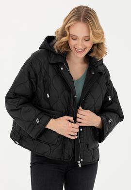 Kadın Siyah Mont - 50271335020