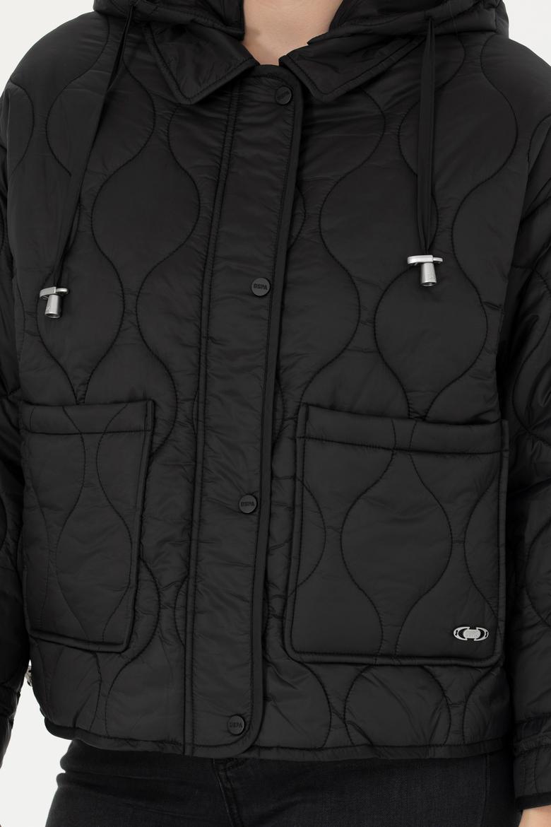 Kadın Siyah Mont - 50271335020