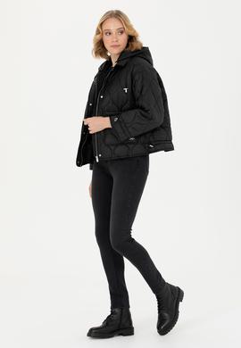 Kadın Siyah Mont - 50271335020