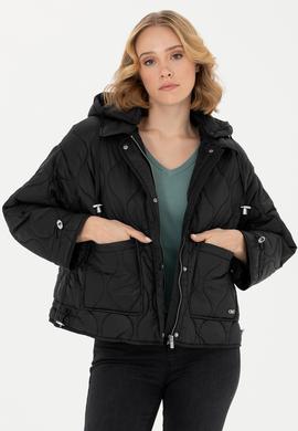 Kadın Siyah Mont - 50271335020