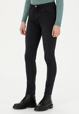 Kadın Siyah Skinny Fit Jean Pantolon - 50277124002