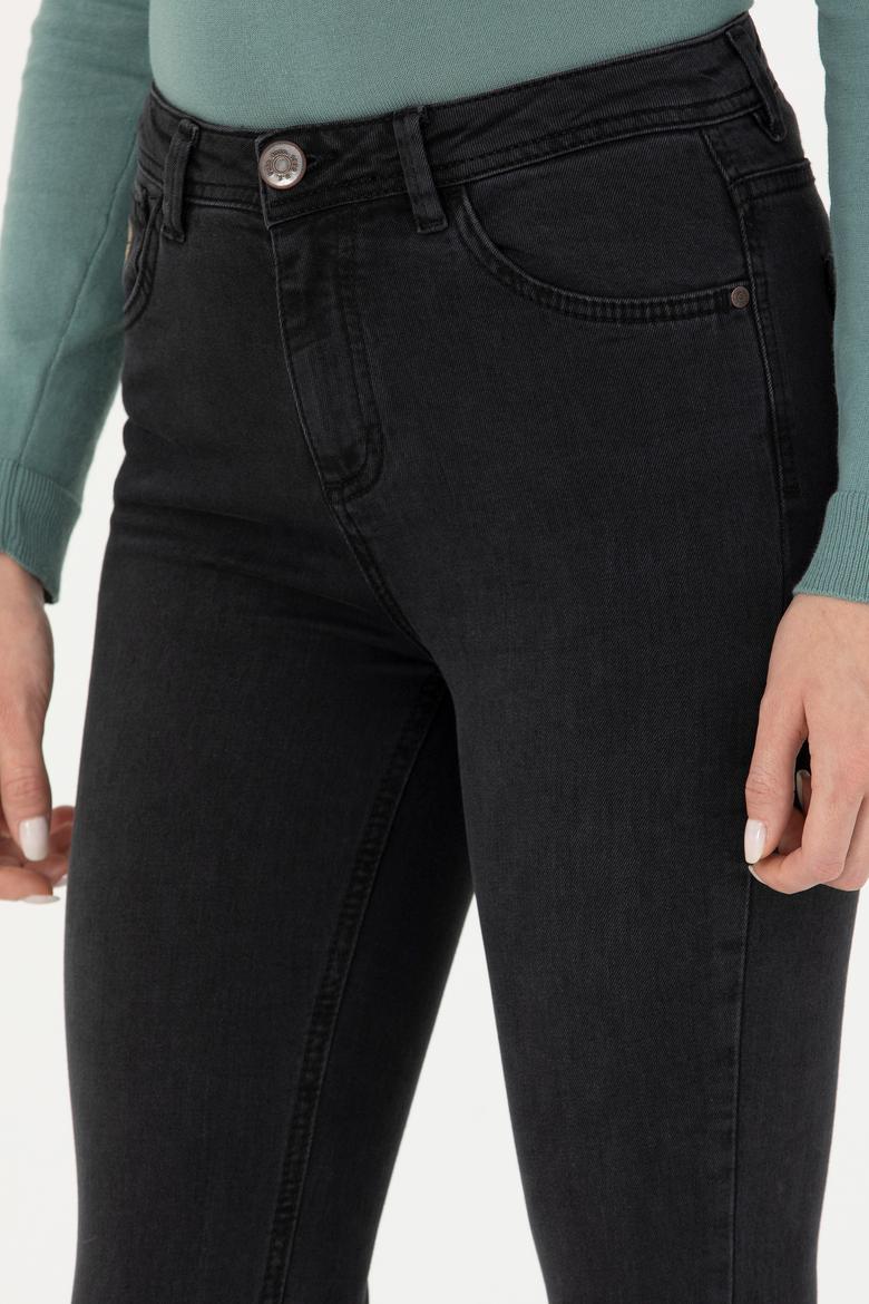 Kadın Siyah Skinny Fit Jean Pantolon - 50277124002