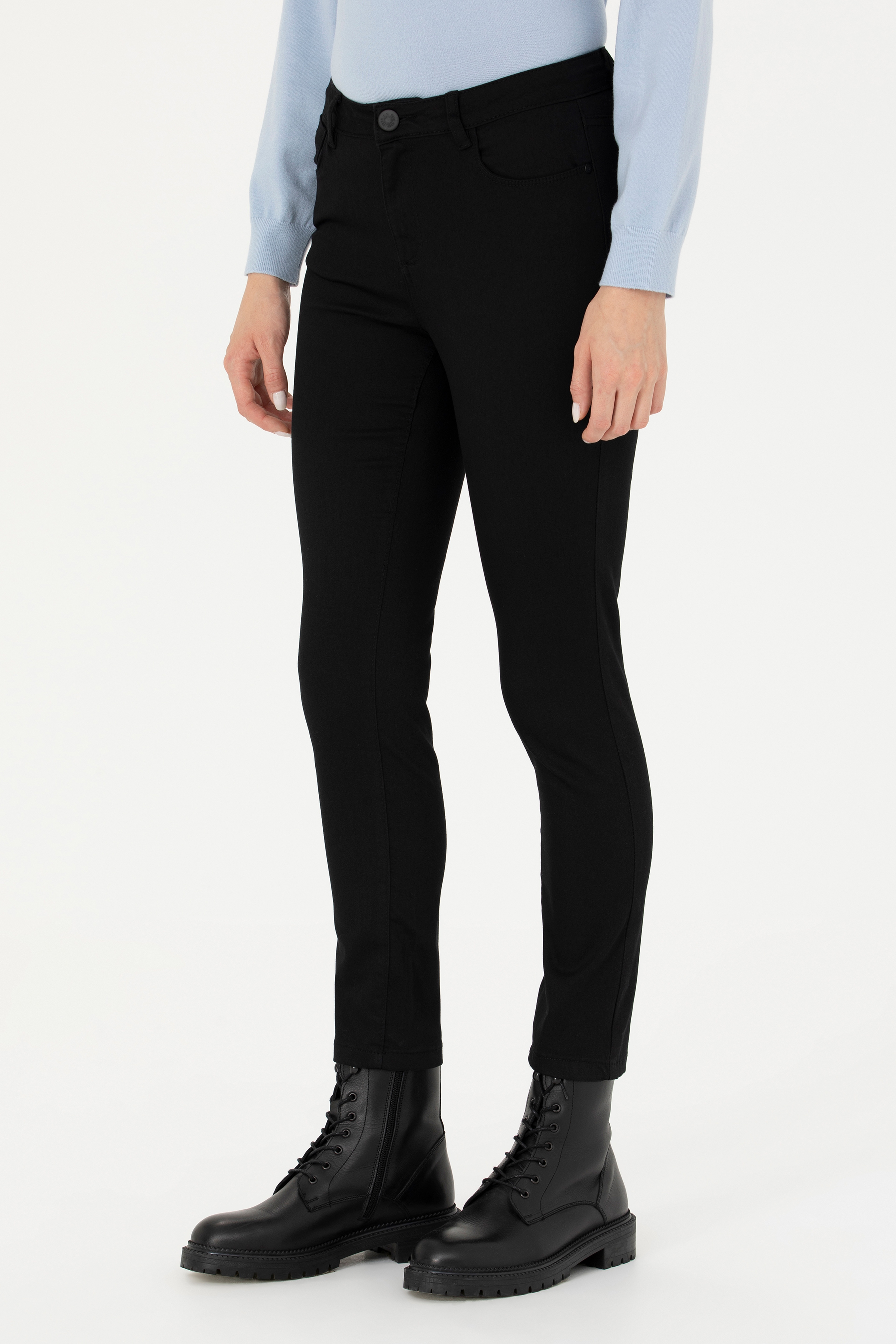 Kadın Siyah Pantolon - Image 2