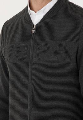 Erkek Antrasit Melanj Triko Hırka - 50271034019