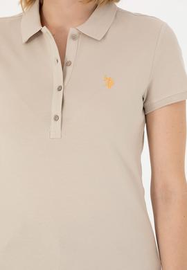 Kadın Taş Basic Polo Yaka Tişört - 50262675150