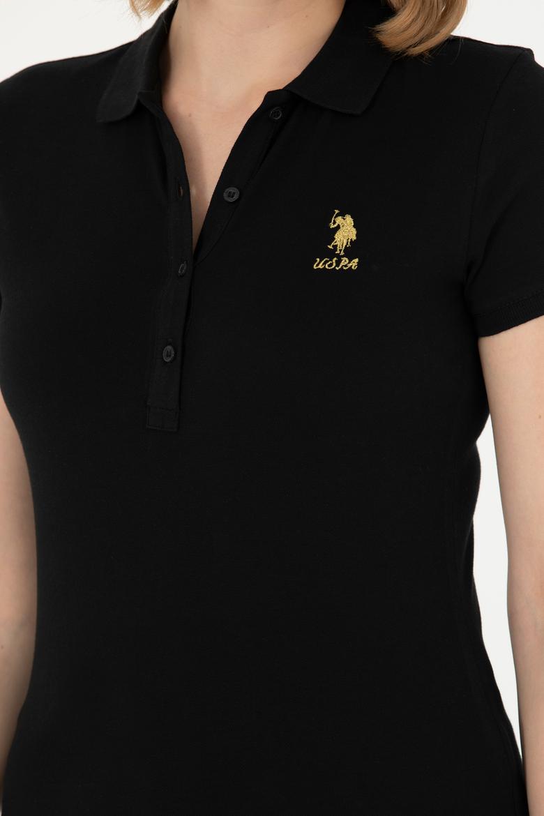 Kadın Siyah Basic Tişört - 50262694041