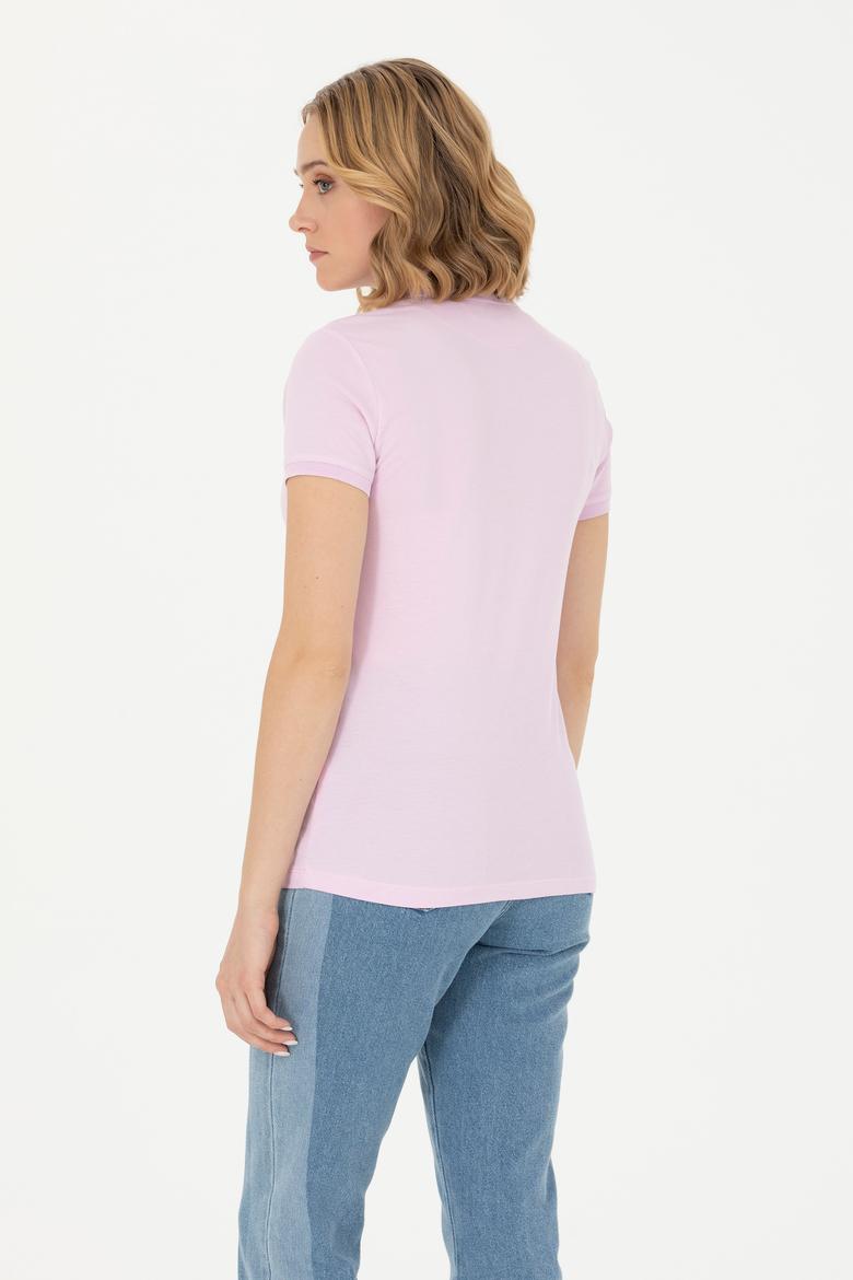 Kadın Manolya Basic Tişört - 50262694088