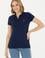 Kadın Lacivert Polo Yaka Tişört