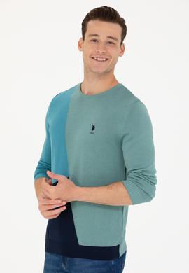 Erkek Petrol Kazak - 50272108010