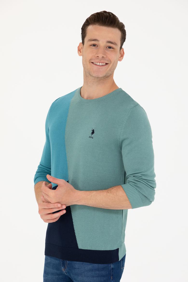 Erkek Petrol Kazak - 50272108010