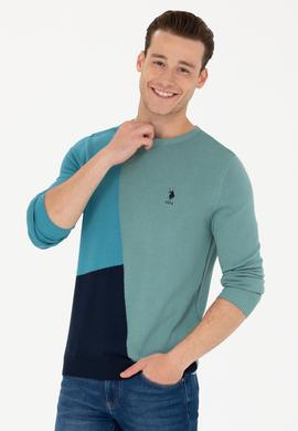 Erkek Petrol Kazak - 50272108010