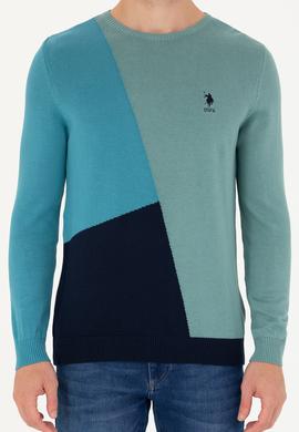 Erkek Petrol Kazak - 50272108010