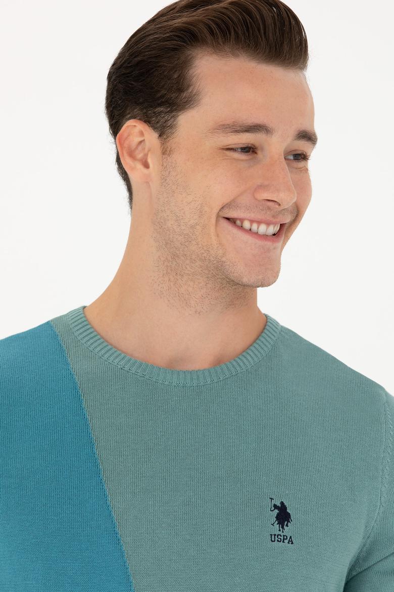 Erkek Petrol Kazak - 50272108010