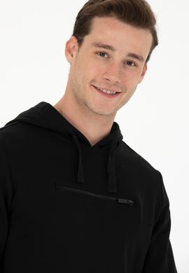 Erkek Siyah Sweatshirt - 50276407056