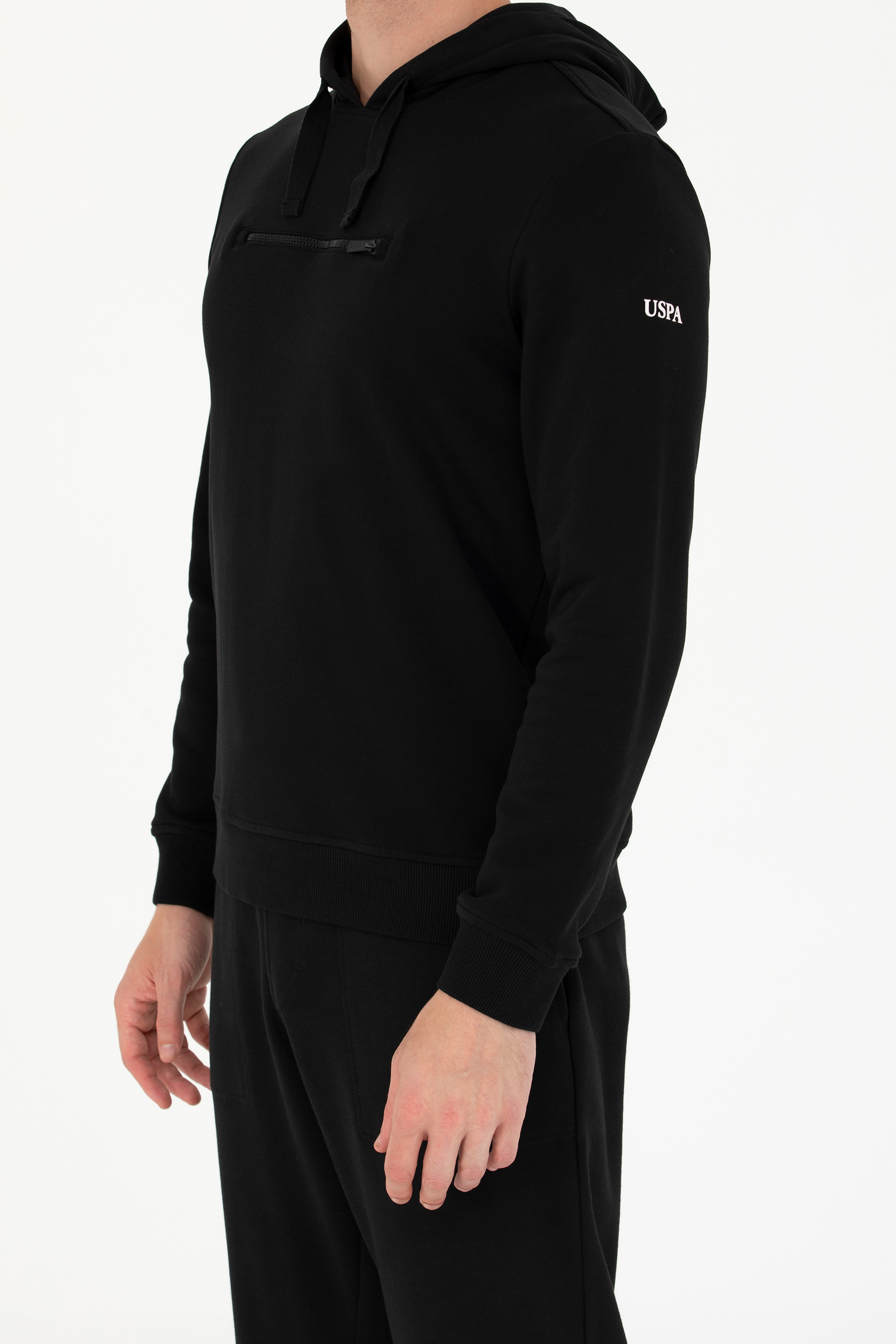 Erkek Siyah Sweatshirt - Image 6