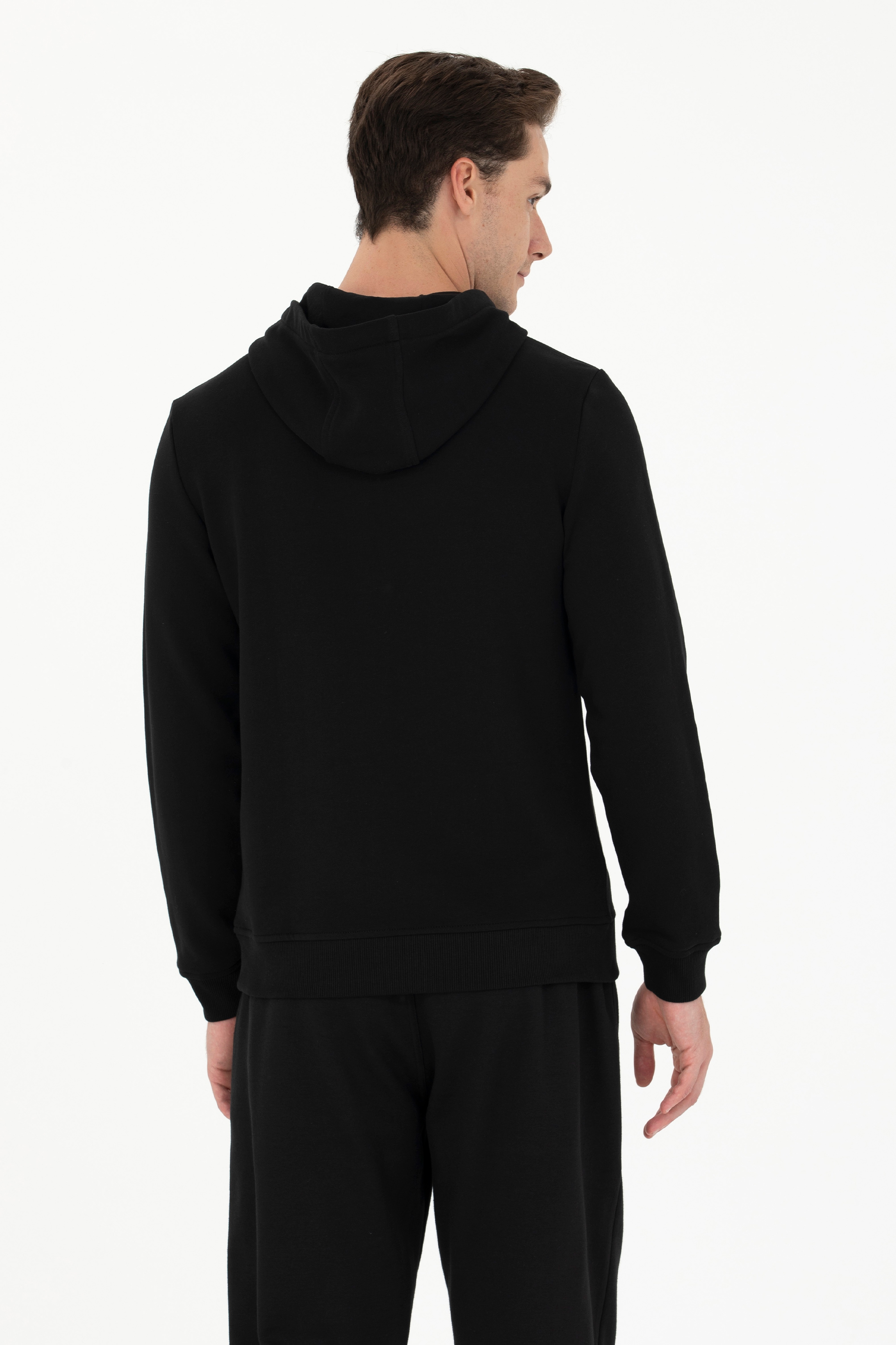 Erkek Siyah Sweatshirt