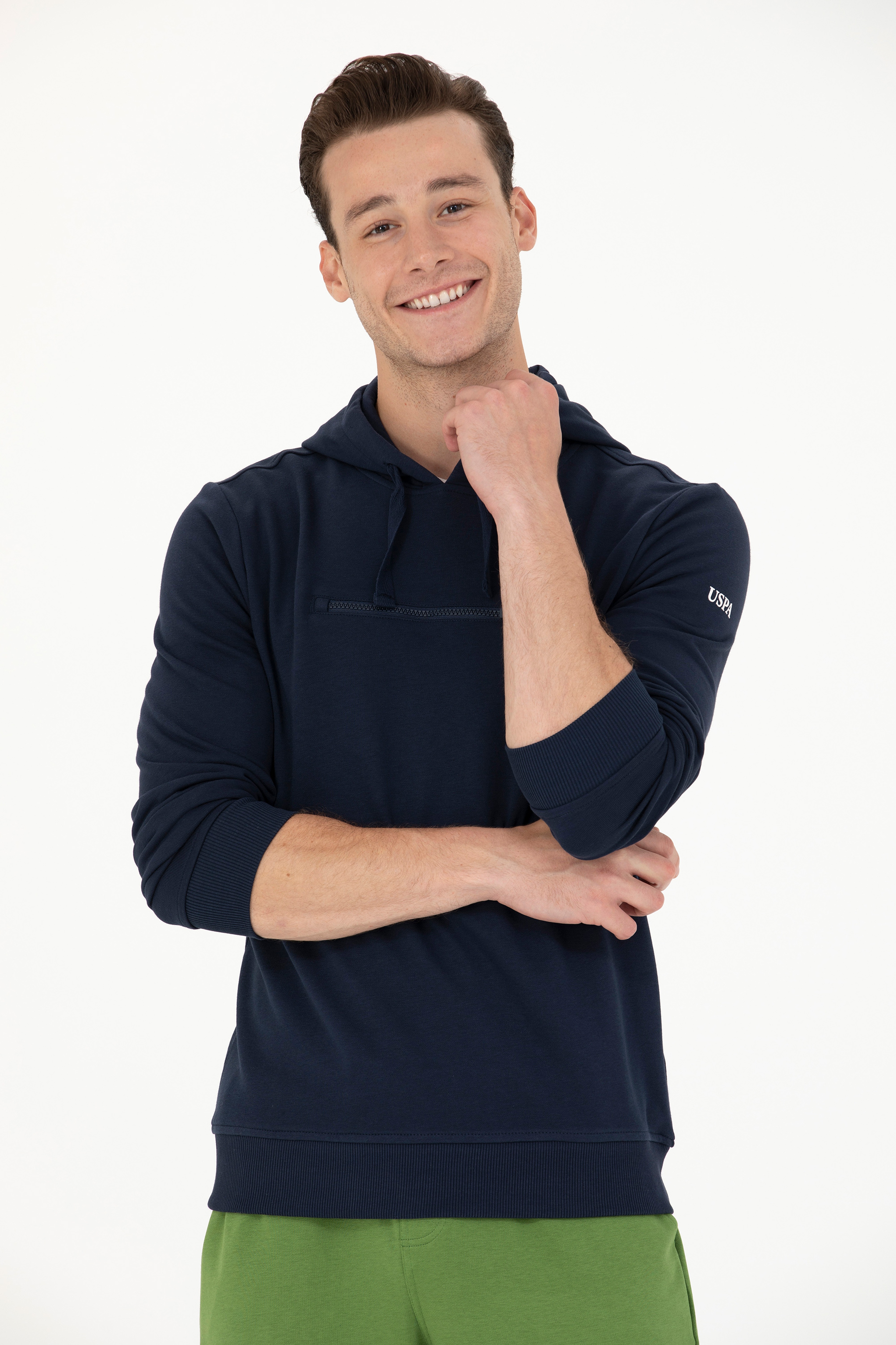 Erkek Lacivert Sweatshirt - Image 3