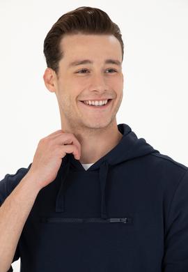 Erkek Lacivert Sweatshirt - 50276407066