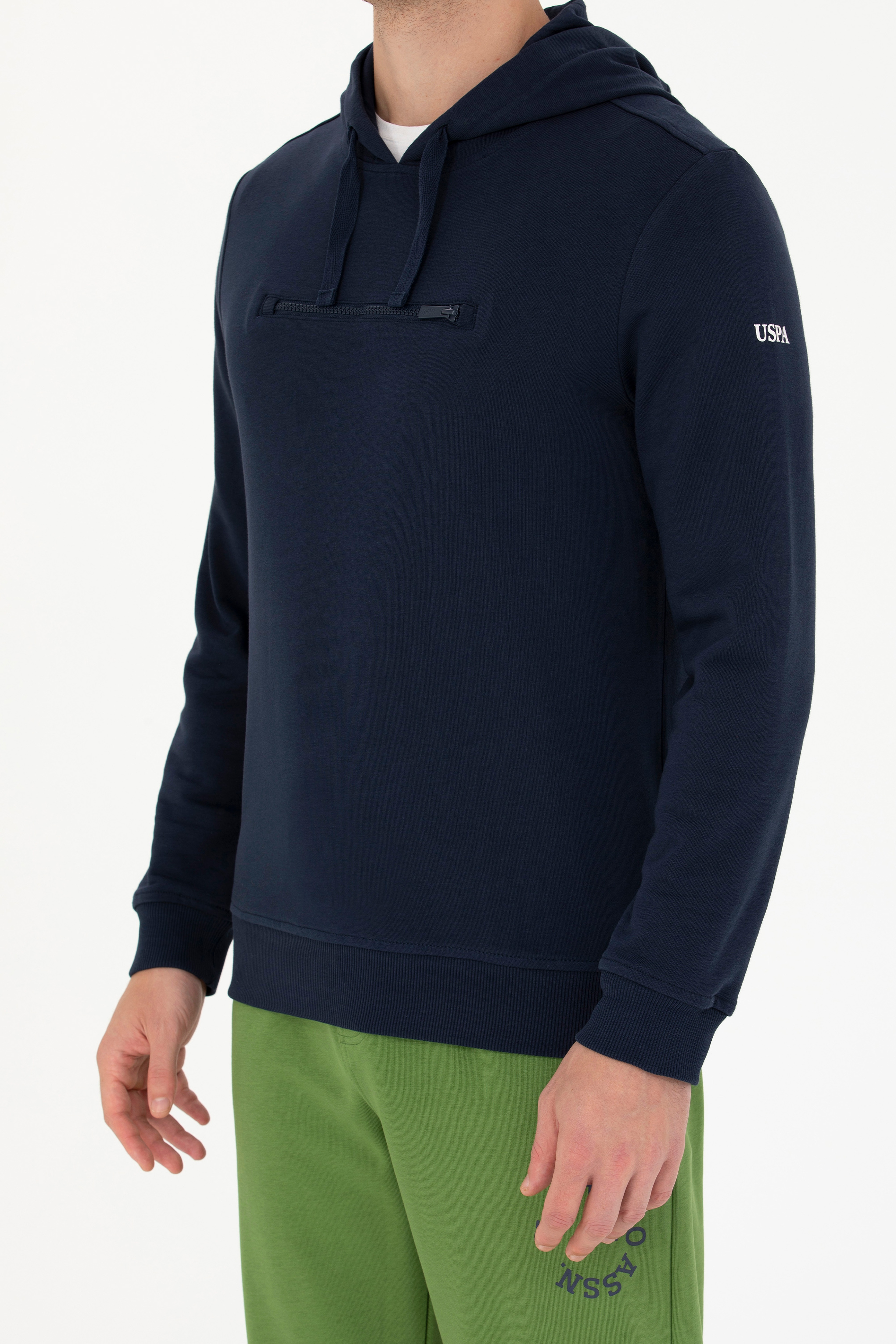Erkek Lacivert Sweatshirt - Image 6