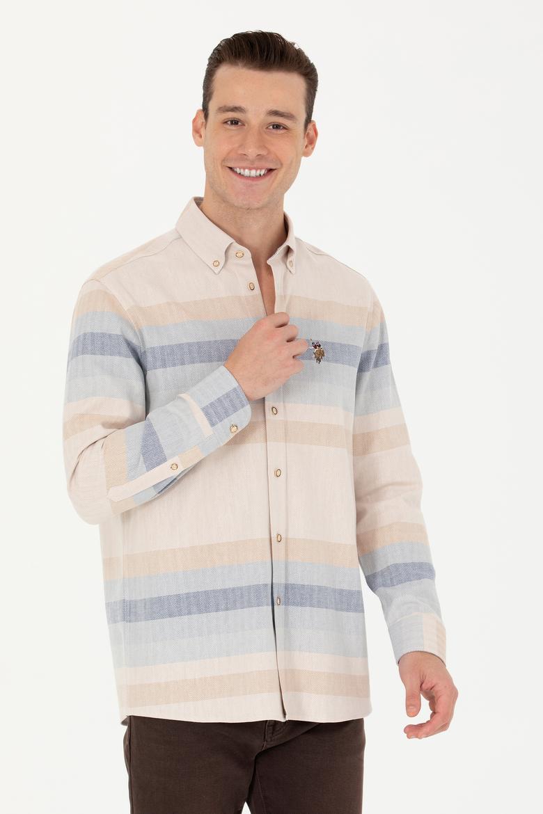 Erkek Camel Uzun Kollu Gömlek - 50279442014