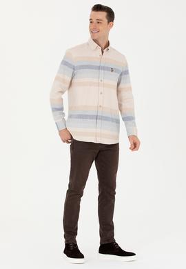 Erkek Camel Uzun Kollu Gömlek - 50279442014