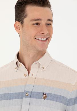 Erkek Camel Uzun Kollu Gömlek - 50279442014