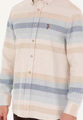 Erkek Camel Uzun Kollu Gömlek - 50279442014