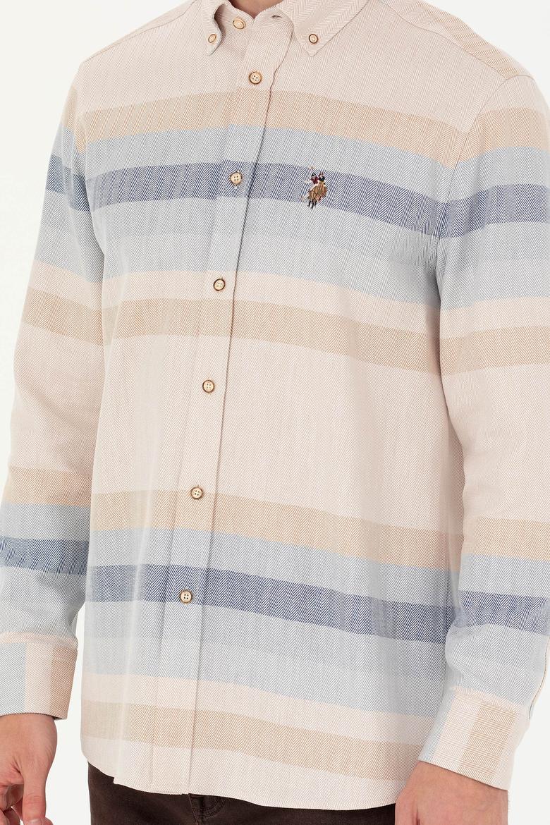 Erkek Camel Uzun Kollu Gömlek - 50279442014