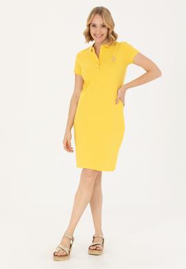 Kadın Sarı Örme Elbise - 50262696110