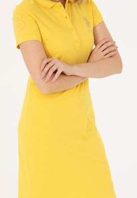 Kadın Sarı Örme Elbise - 50262696110