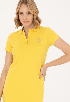 Kadın Sarı Örme Elbise - 50262696110