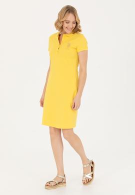 Kadın Sarı Örme Elbise - 50262696110
