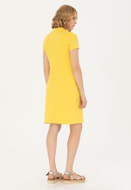 Kadın Sarı Örme Elbise - 50262696110