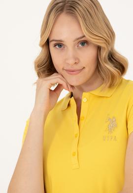 Kadın Sarı Örme Elbise - 50262696110