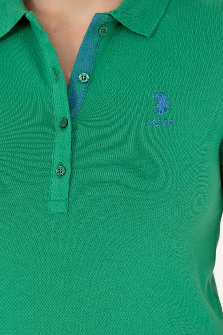 Kadın Yeşil Basic Tişört - 50262698232